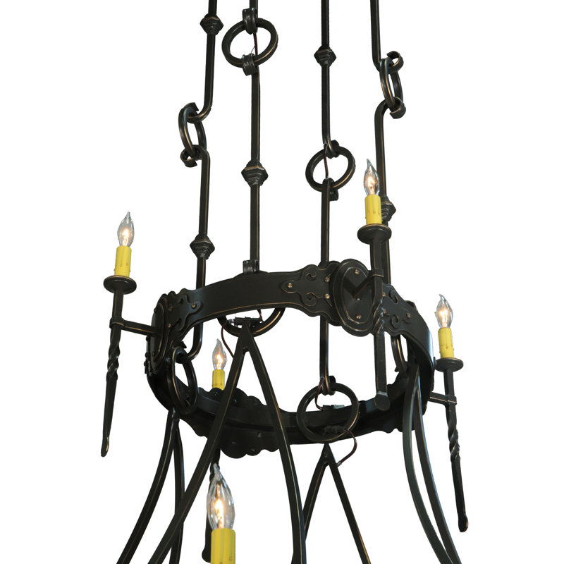 Rustic Lodge 12 - Light Chandelier