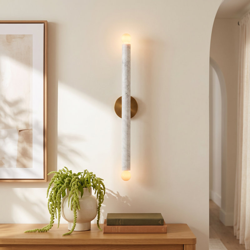 Stillwater Irmeli Metal Armed Sconce, White