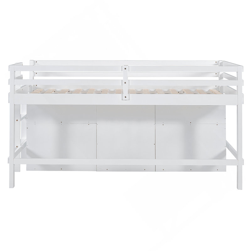 Lit mezzanine avec 4 tiroirs Kellsey