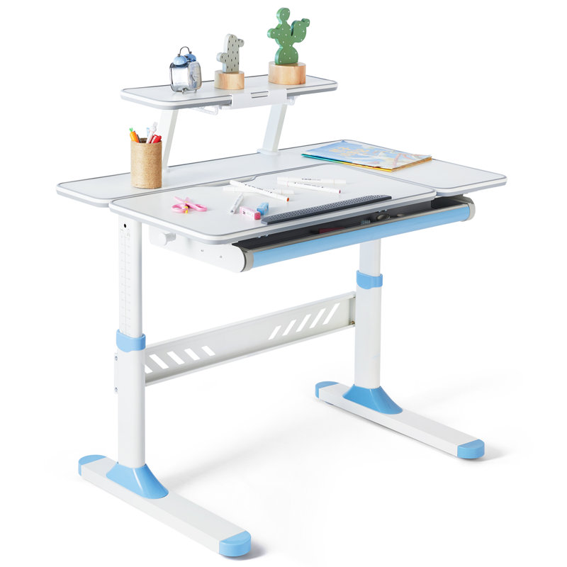 Bureau d'écriture 39,3 po Scola Kid, Bleu