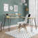 Vansant L-Shaped Metal Base Writing Desk
