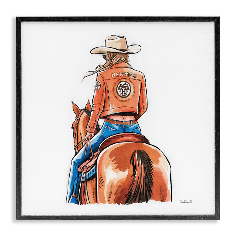  Art de giclée encadrée par Amanda Greenwood, H 24 po x l 24 po, Giclée encadrée noir minuit