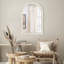 Miroir mural en bois