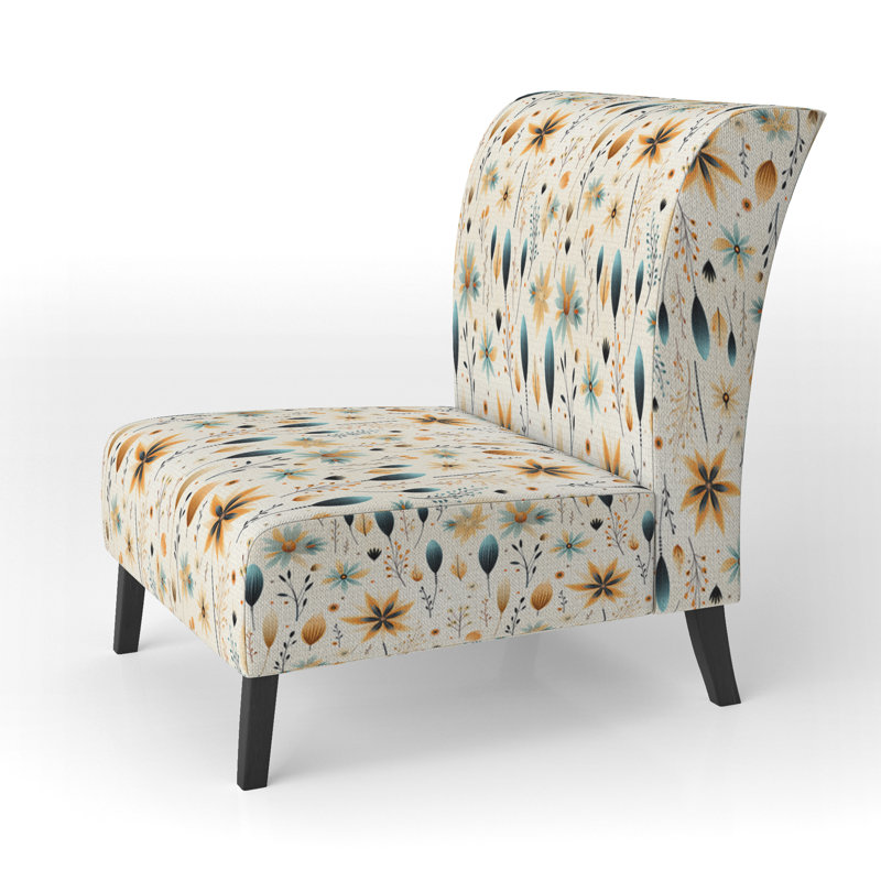 Fauteuil de chambre d'appoint rembourré Earthy Elegance
