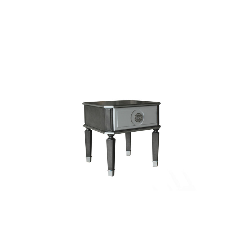 Modern End Table With Storage Drawer