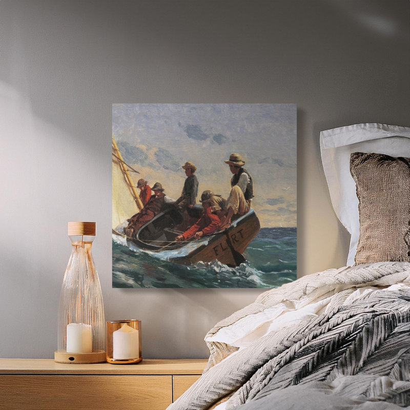 1 Piece Wrapped Canvas Wall Art Set, 6x6