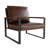 Eritrea Faux Leather Armchair-1637469109