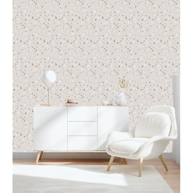 Panneau de papier peint Rahshon, L 18,75 po x L 25 po, Vinyle