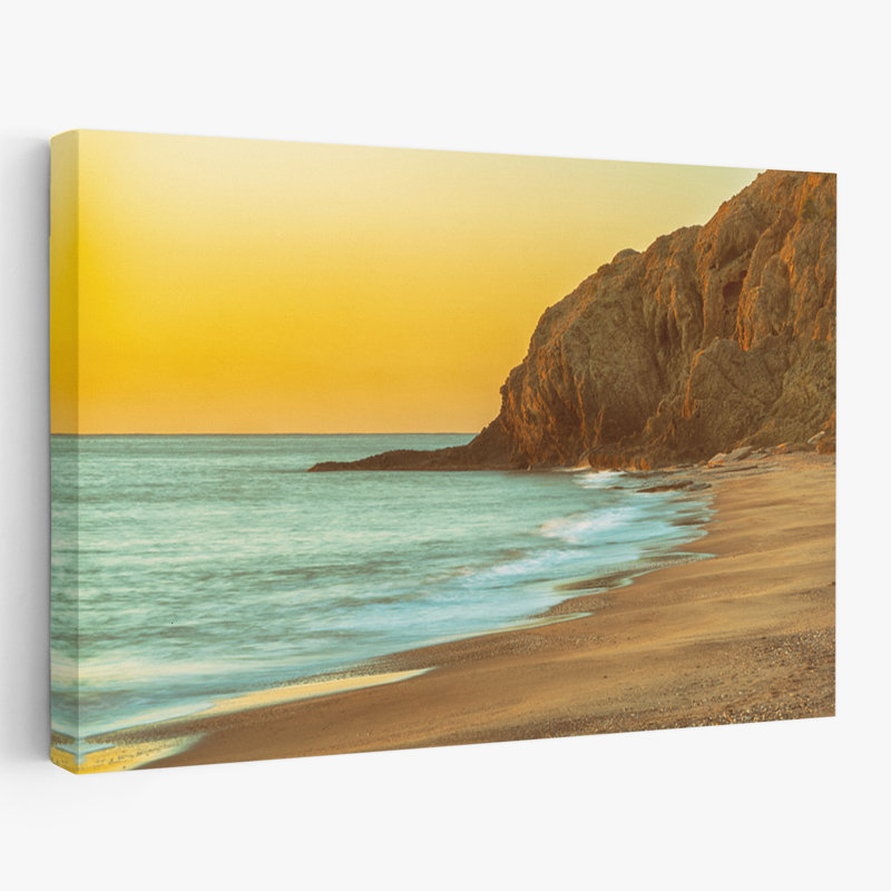 Éléphant qui boit - Photographie de paysages côtiers, plages, océan, H 32 po x l 48 po