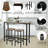 Metal Base Dining Table-1214731920
