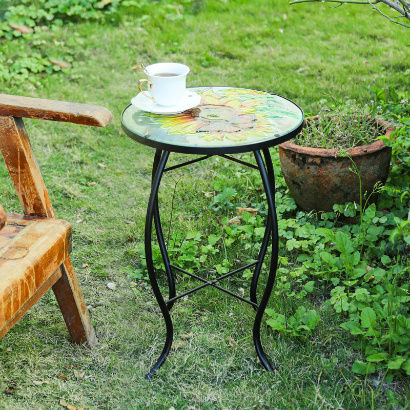 Table d'appoint ronde 16 po Chandria