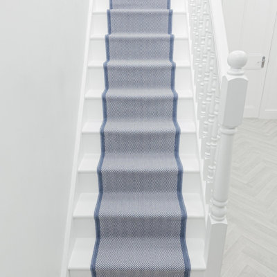 Stair Runner Geometric Flatweave Area Rug