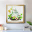 Bunny Wreath - Peinture sur toile encadrée-1170360448-1170360452