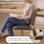 Tabouret de bar pivotant à hauteur réglable, siège en tissu de chenille avec structure en métal pour comptoir de cuisine, vert moderne-870998885-864965491