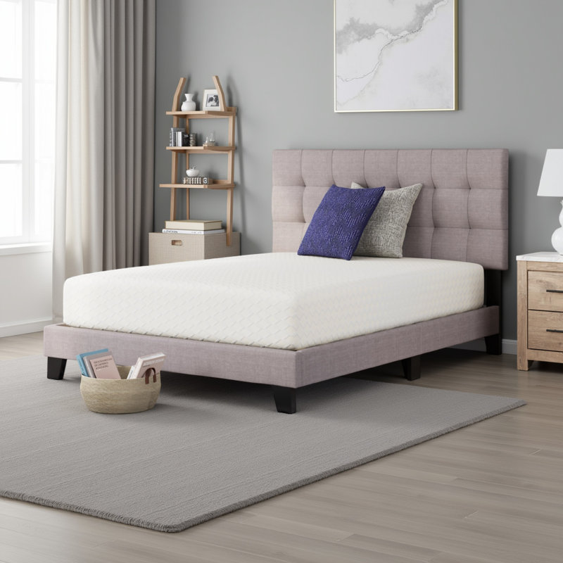 Jeny Mattress, Memory Foam, Stretch Cover, Twin, 8 inch