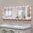 Full Body Vanity Mirror With 3 Color Modes Wall Lighted For Dressing Room Bedroom Hotel Touch Control