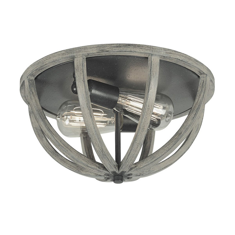 Jeanette Wood Flush Mount