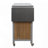 Foldable Outdoor Kitchen Island with Lockable Wheels, Storage Cabinet, and Towel Rack for Patio and Outdoor Cooking-1774893598