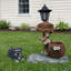 Statue jardinière Schnauzer