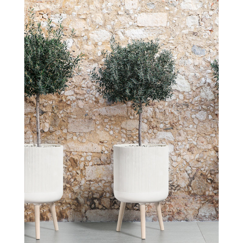 MACLURA Handmade Ceramic Elevated Planter