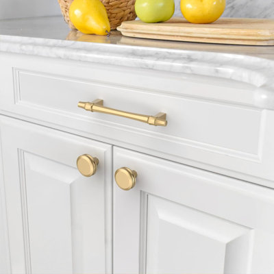 10 Pack Cabinet Pulls Hole Center Drawer Handles - Durable Kitchen & Bathroom Cabinet Hardware For DIY Furniture Upgrade