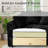 Gus 102.4"W/ 70.8"W 2-Piece 4 Seaters Convertible Corduroy Sofa, 1000 LBS Weight Capacity-1487031237