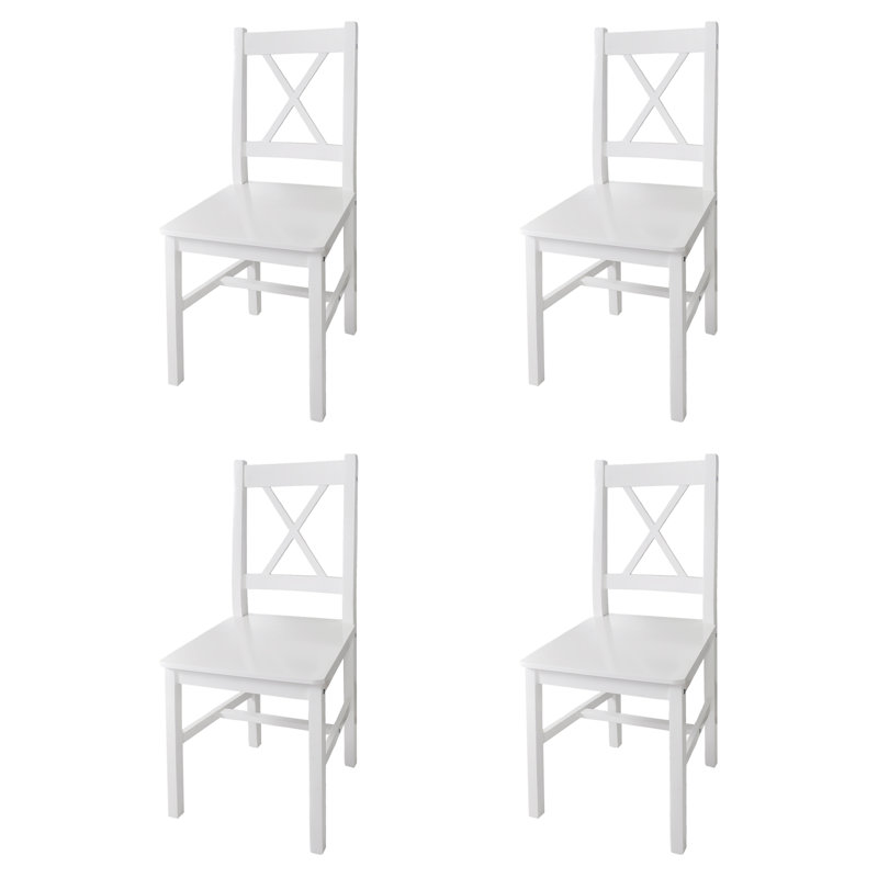 44.5cm H Side Chair, White, 4