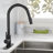 KISRAIS Pull Down Kitchen Faucet-70307260