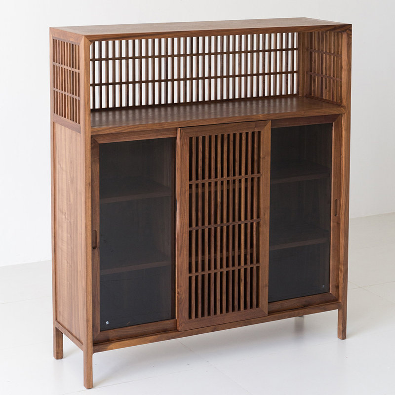 Buffet rétro de style chinois minimaliste