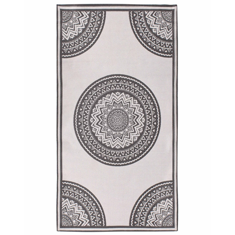Outdoor Rug NELLORE Grey, Rectangle 80 x 150 cm