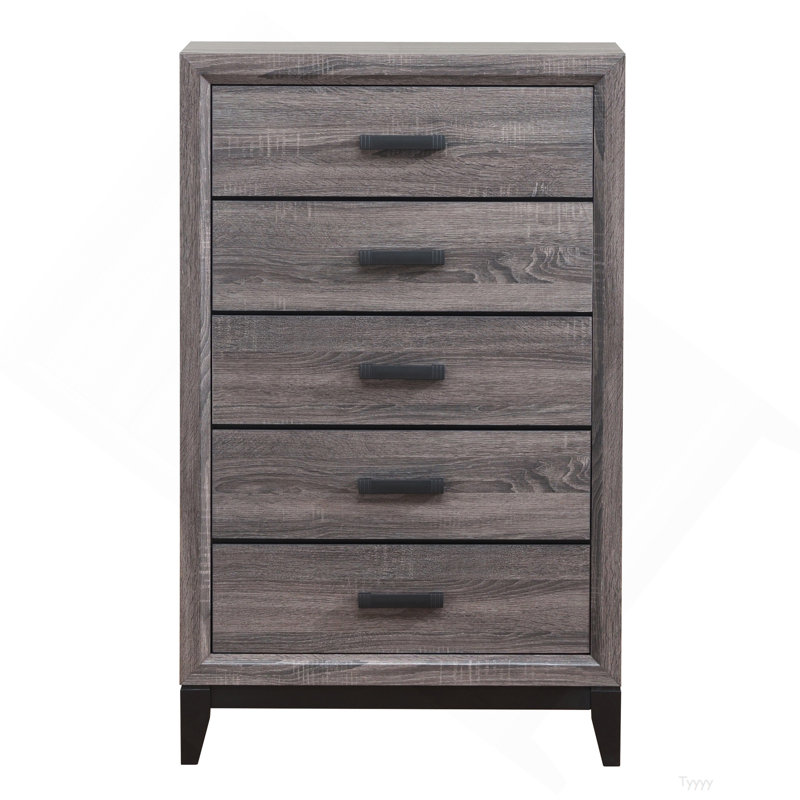 Commode gris MIRAGE, Black/Grey