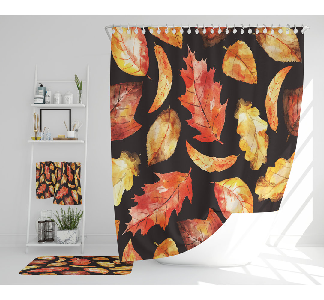 Nastasja Polyester Shower Curtain Set