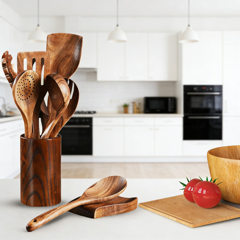 Ensemble de cuillères en bois Natural
