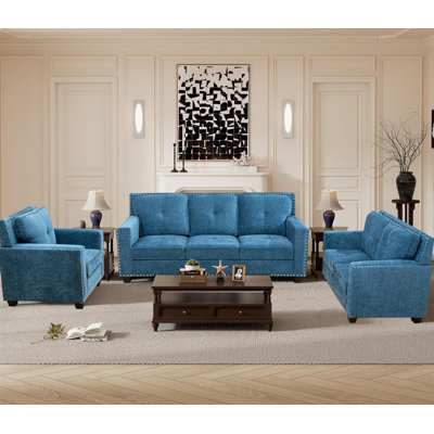 3-Piece Living Room Sofa Set