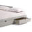 Melody Twin to King Extendable Day Bed with Storage, Dove Gray-1126822517