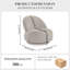Fauteuil demi-tonneau pivotant à 360 °-1551722620