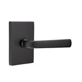 Sion Flat Privacy (Bed & Bath) Door Lever with Rectangle Rosette