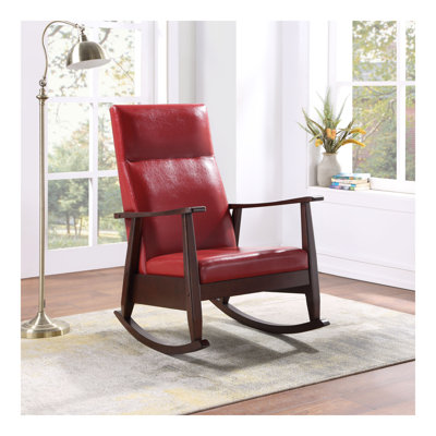 Chaise berçante rembourrée Dondee