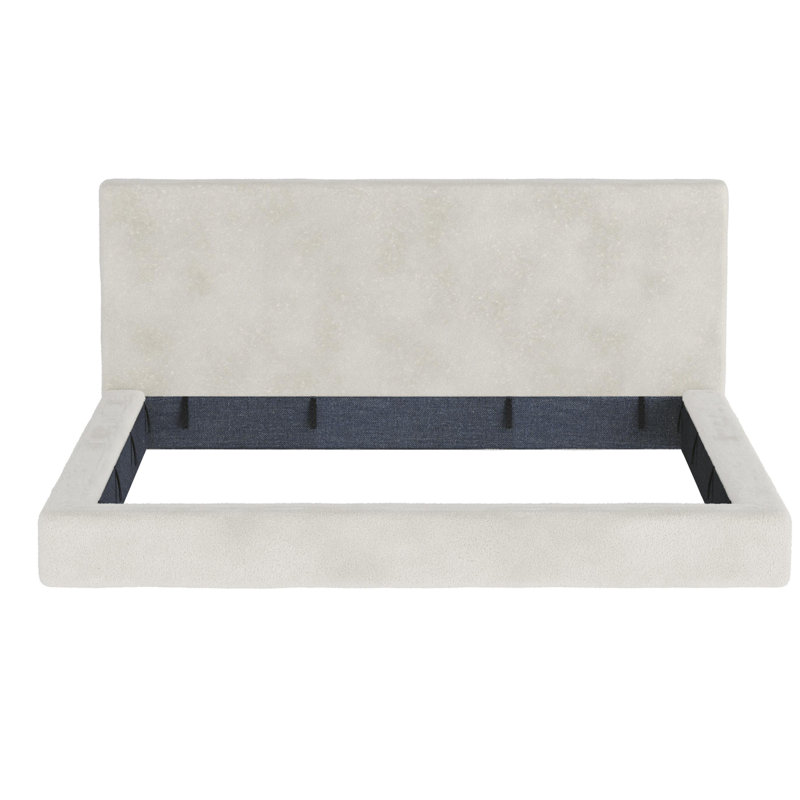 Contour de lit AirFrame King sans cadre, coussin éponge rembourré en nuage, facile à assembler