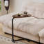 2 pièces, table d'appoint en forme de C brun, petit canapé pour petits espaces, salon, chambre à coucher-1136663833-1136663835