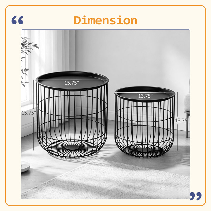 Ensemble de tables d'appoint Modern