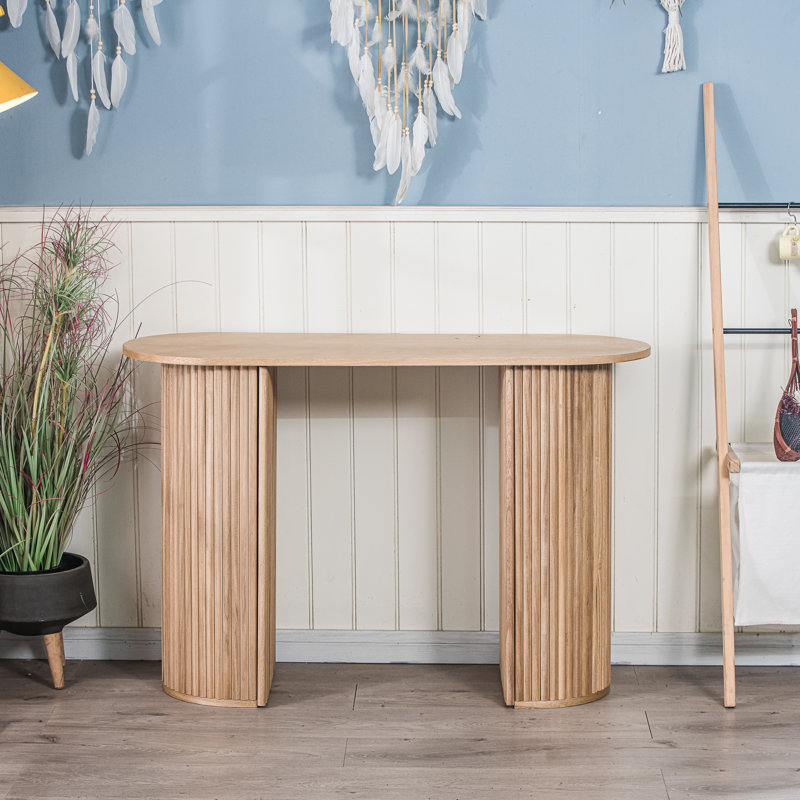 Console en bois naturel Friese, Brun