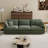 Modular Deep Seat Sectional Sofa with 4 Pillows | Modern Space-Saving Couch for Living Room, Bedroom & Apartments-106802364-106802365-106802367