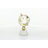 Marble Educational/Geographic Earth Gold Globe with Marble Base and White Base