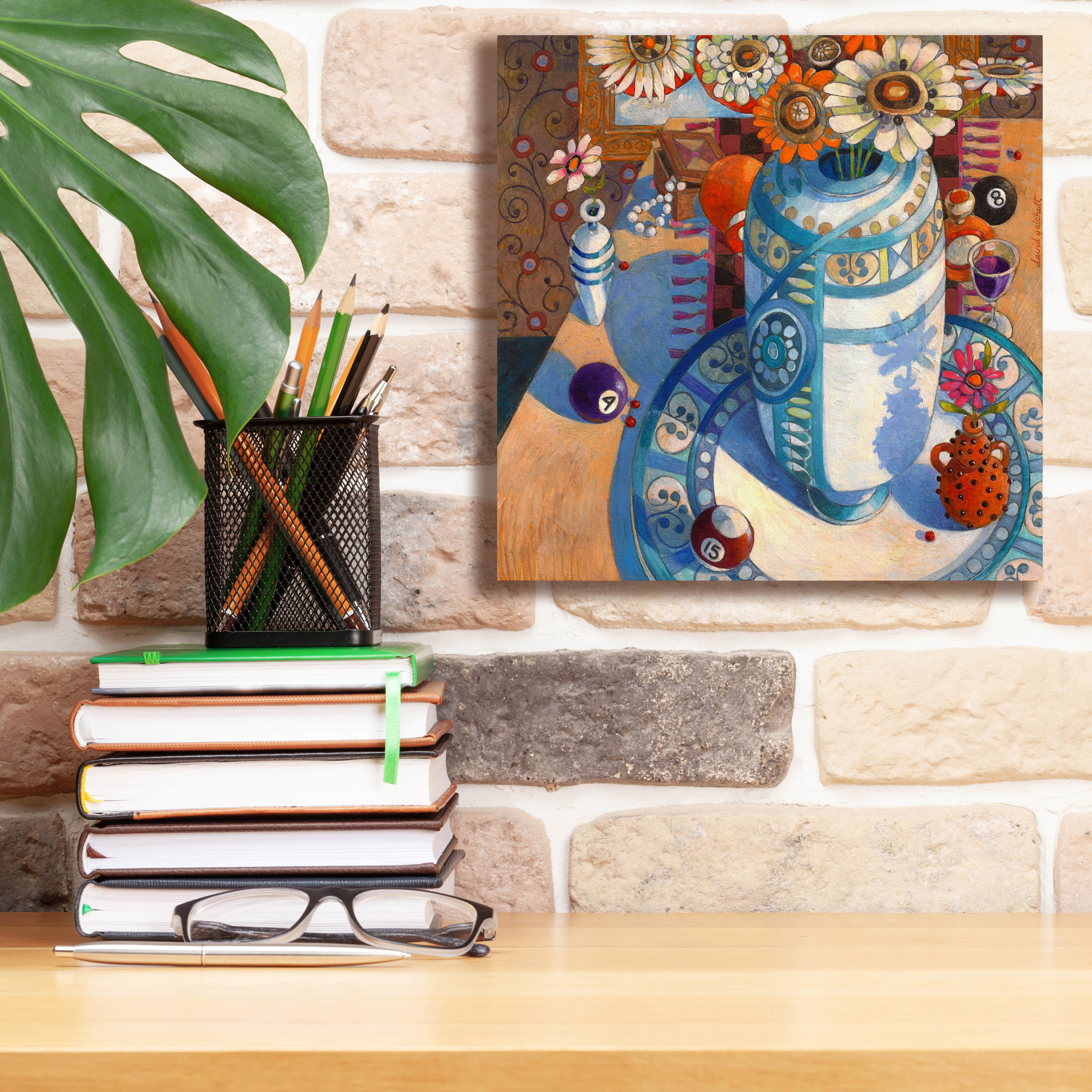 Dakota Fields 'Still Life With Billiard Balls' by David Galchutt Canvas