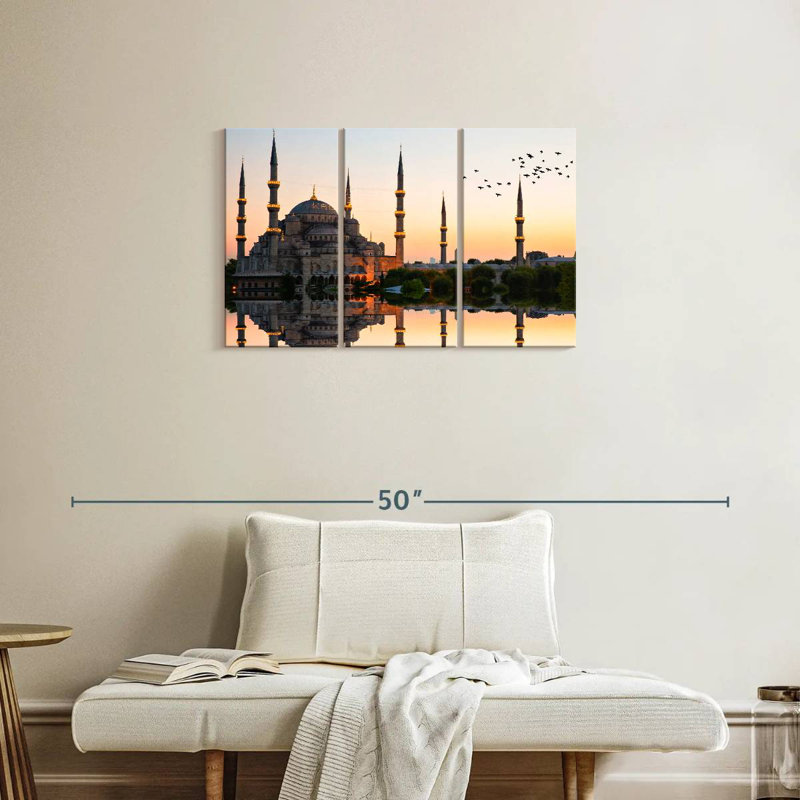 Dusky Hagia Sophia, 20" H x 33" W