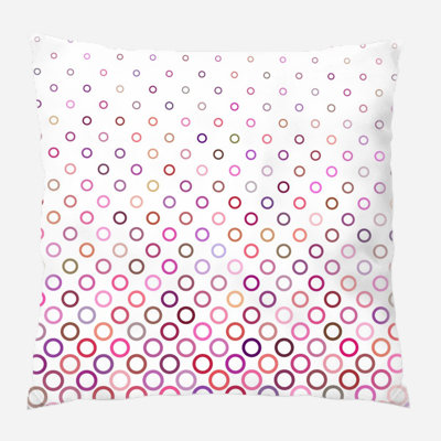 Geometric Microsuede Reversible Throw Pillow