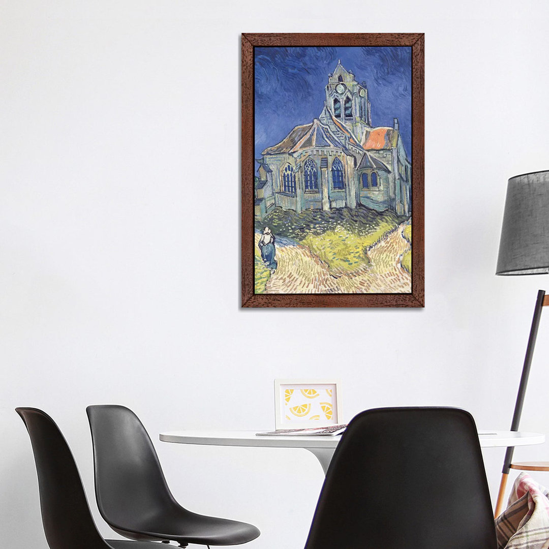 The Church At Auvers-sur-Oise, 1890 by Vincent Van Gogh - Painting on Canvas