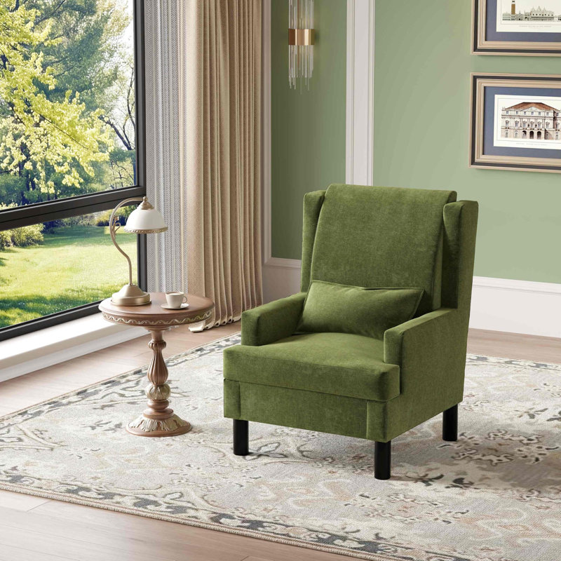 Fauteuil d'appoint à oreilles MidCentury