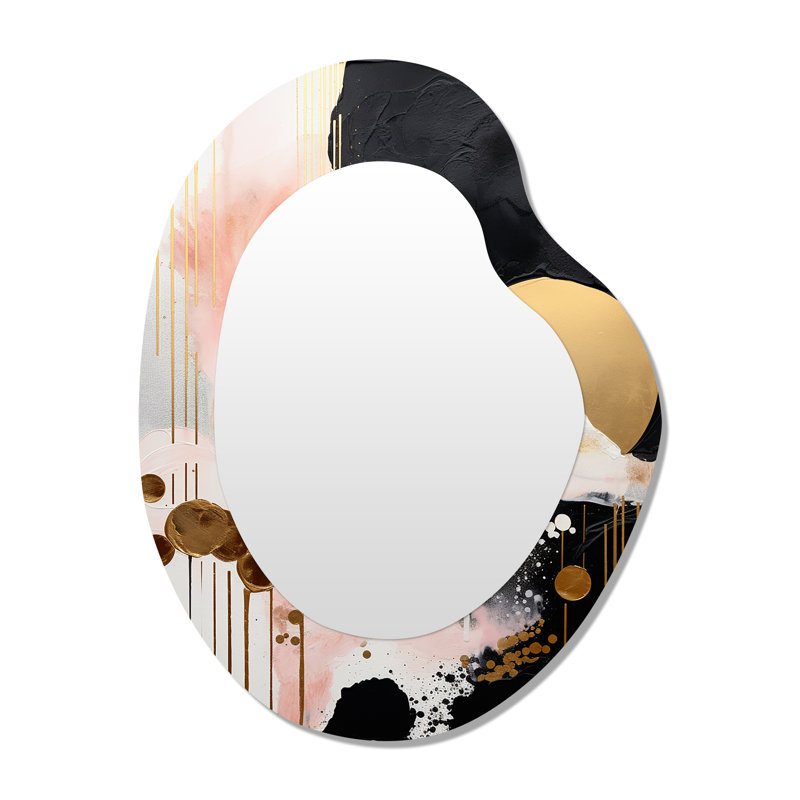Miroir mural asymétrique Golden